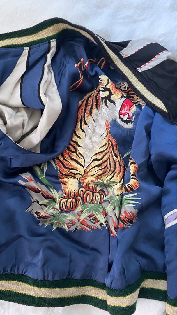 刺繍入りスカジャン 日本 53-56