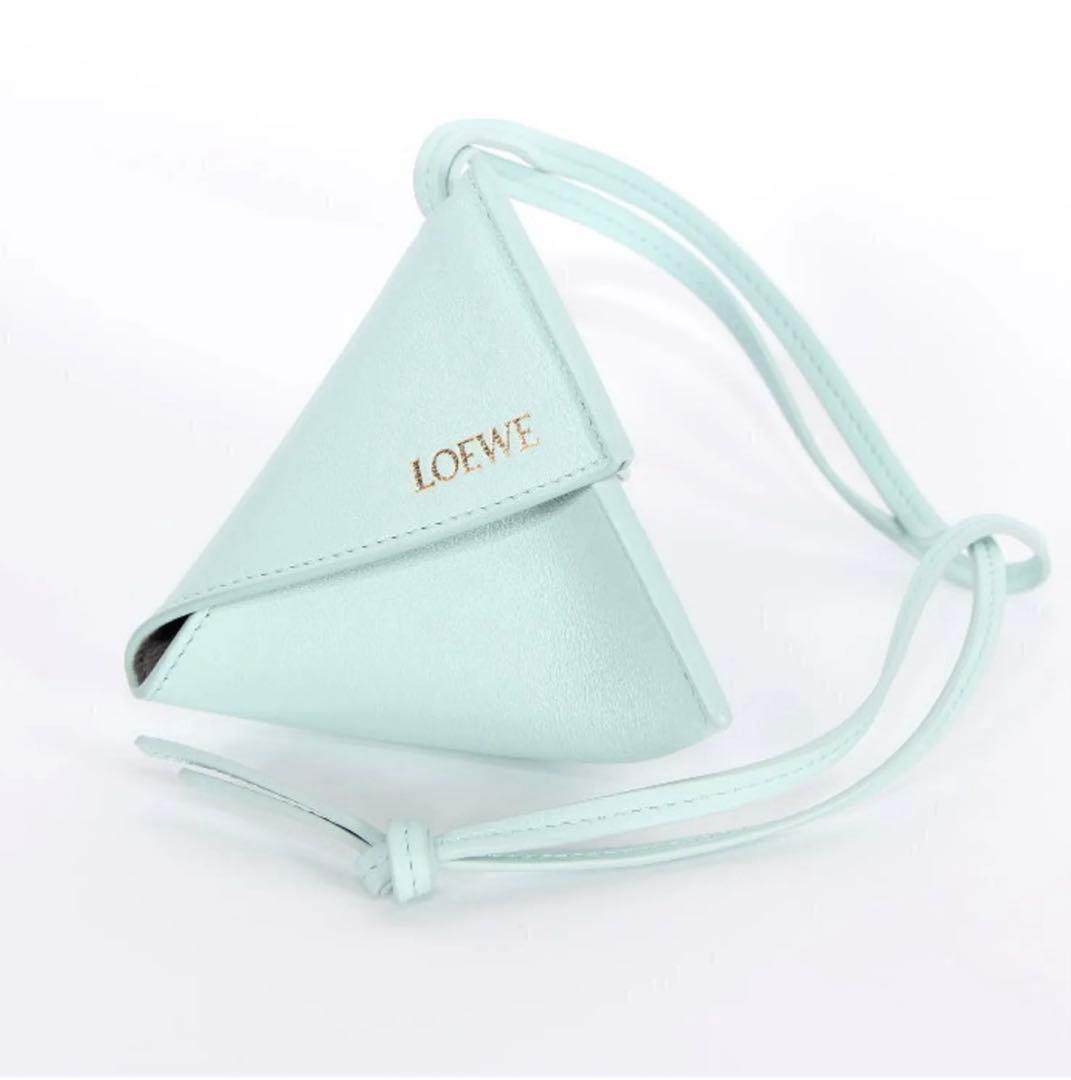 ロエベ LOEWE パズル フォルド チャーム 新品未使用 水色