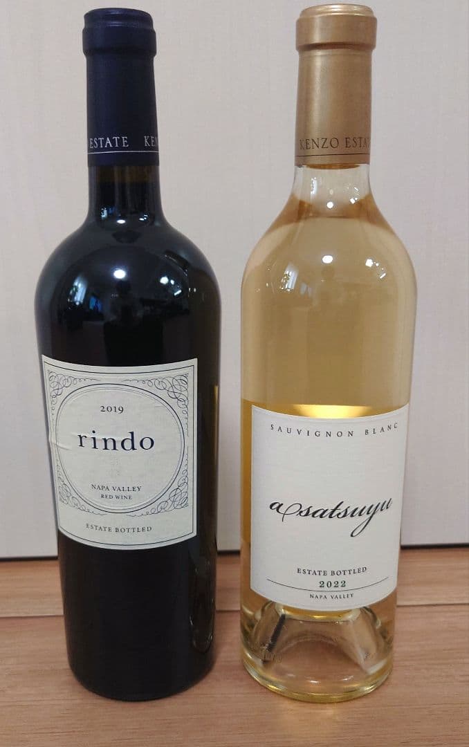 ワイン Kenzo Estate rindo 2019 & asatsuyu 2022