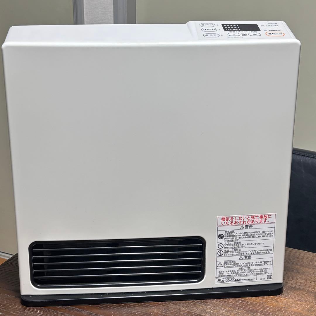 Rinnai SRC-365E ガスファンヒーター都市ガス　2025年12月購入