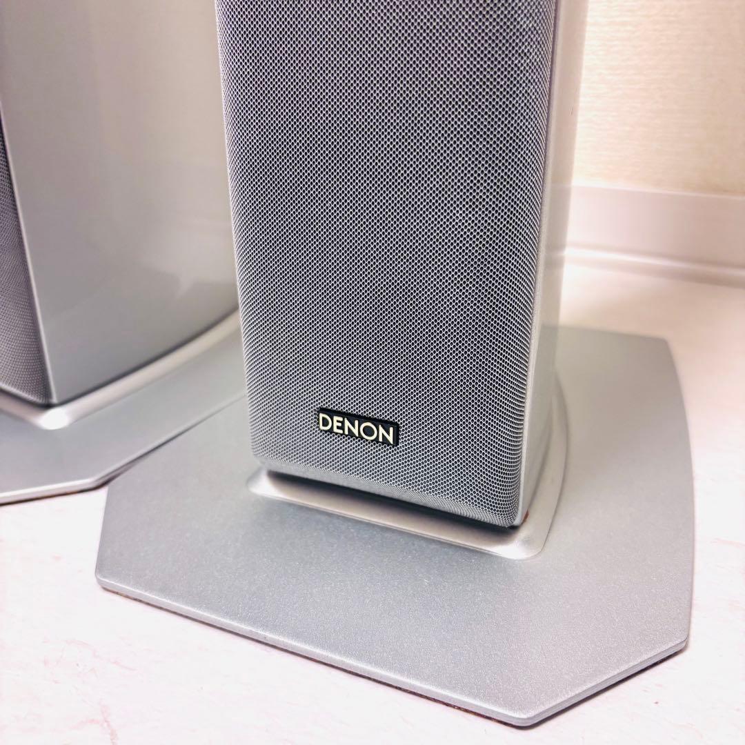 【美品】DENON SC-C7L センタースピーカー２台 ペア シルバー　動作良
