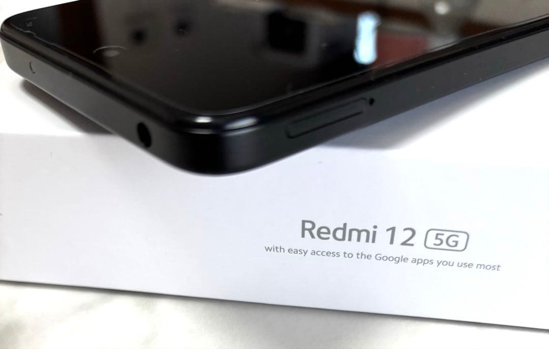 【美品】xiami Redomi 12 5G 128GB ミッドライトブラック