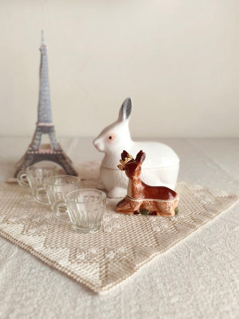 【まーちゃんさま】vintage pot ୨୧ 小鹿さん miniテリーヌポット