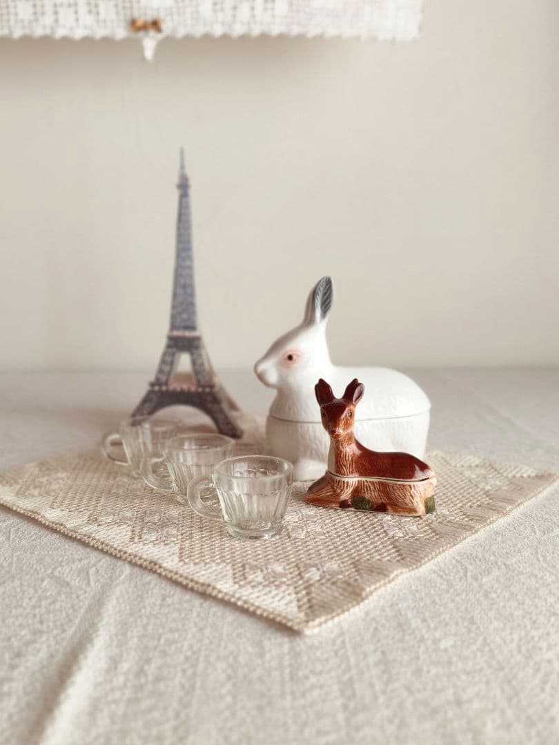 【まーちゃんさま】vintage pot ୨୧ 小鹿さん miniテリーヌポット