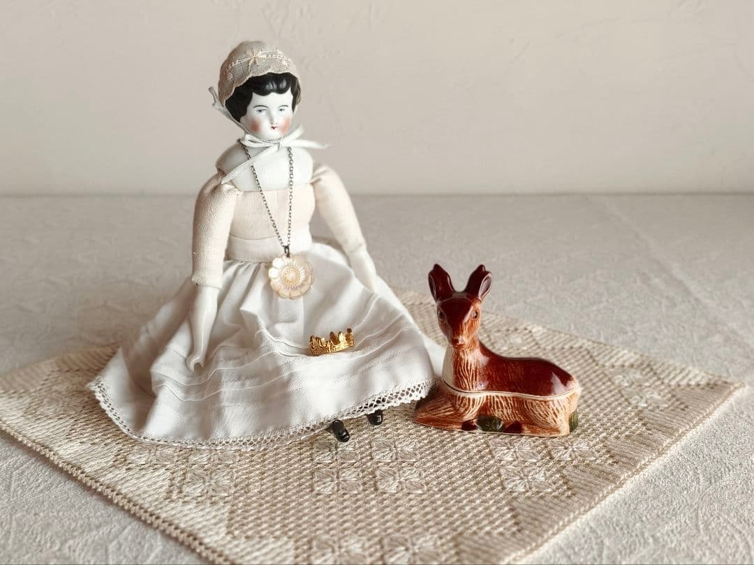 【まーちゃんさま】vintage pot ୨୧ 小鹿さん miniテリーヌポット