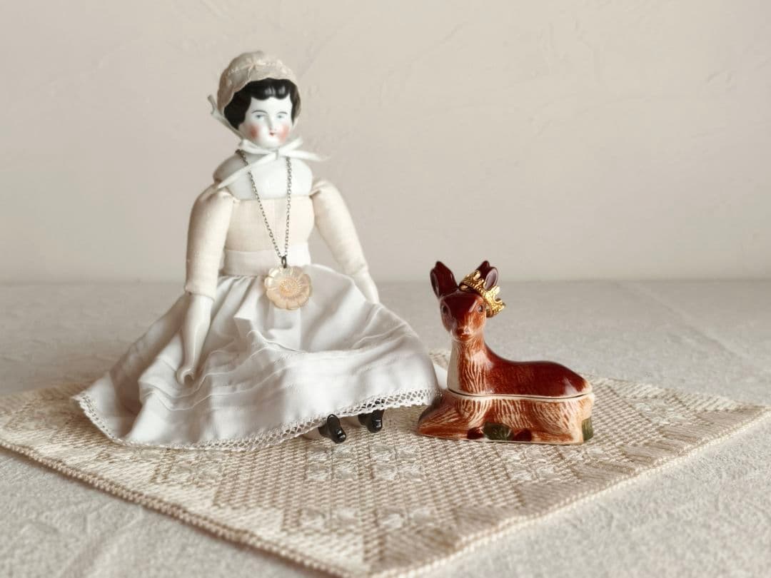 【まーちゃんさま】vintage pot ୨୧ 小鹿さん miniテリーヌポット