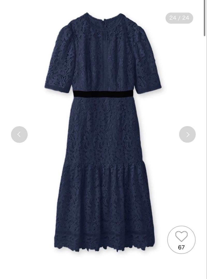 CELFORD レースワンピース 佳子様着用