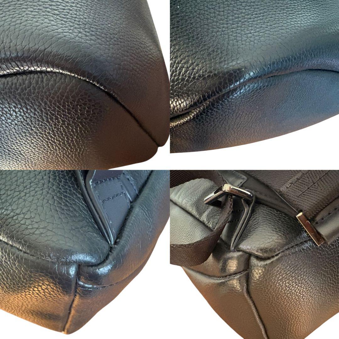 COLE HAAN コールハーン　本革　リュック 黒 大容量 通勤　バックパック