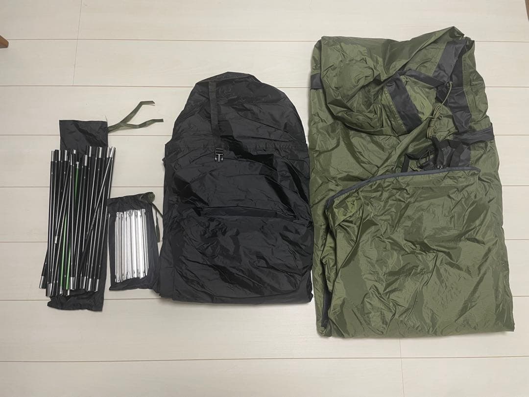 スナグパック　バンカー　DODグランドシート　TCタープ3点セット