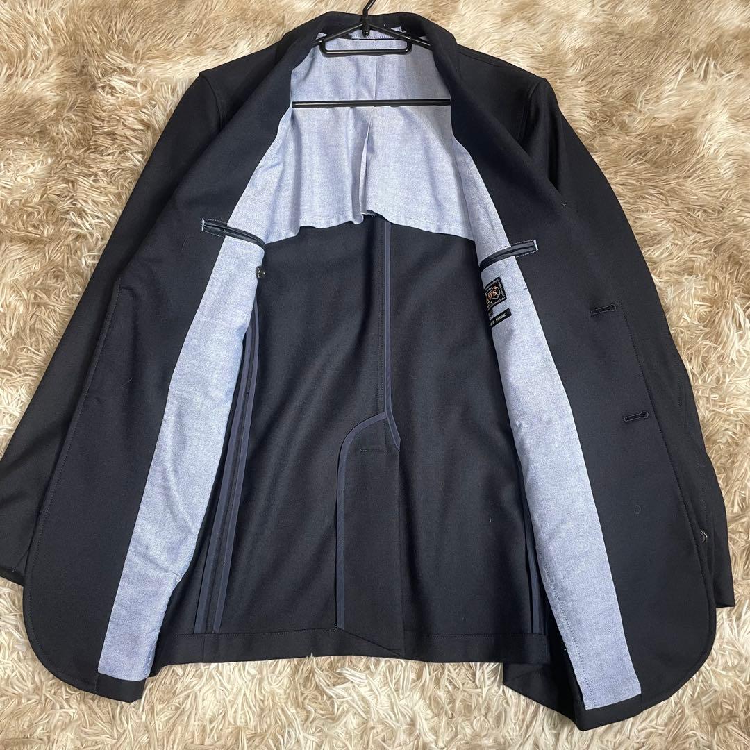 美品 BEAMS PLUS テーラードジャケット ブラック フランネル ビームス