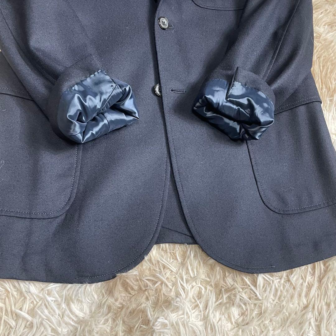 美品 BEAMS PLUS テーラードジャケット ブラック フランネル ビームス