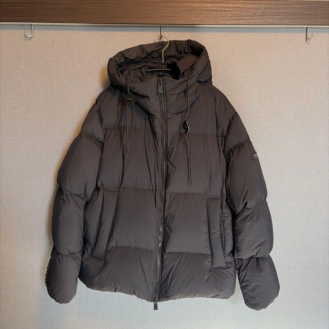 TATRAS ブラック ダウンジャケット フード付き ゴフィ