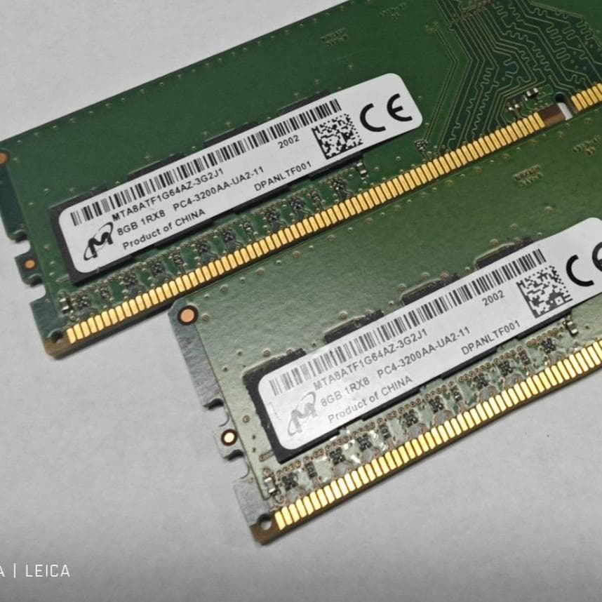 【高品質・16GB】Micron DDR4-3200 8GB×2枚