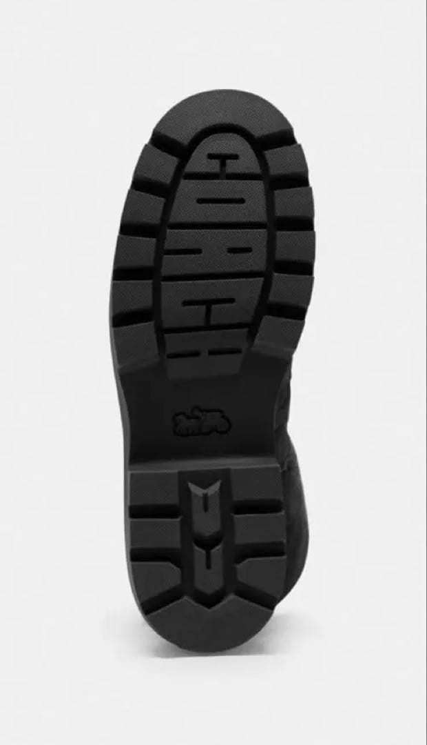 COACH【ブラックムートンブーツ】 50%OFF（定価33,000円）