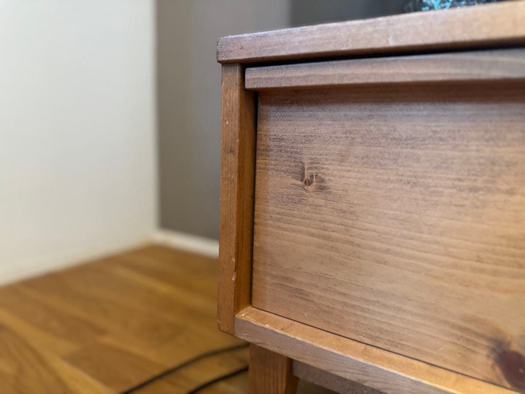 【美品】NEALDテレビボード180cm無垢材・家具職人オーダーメイド・ブラウン