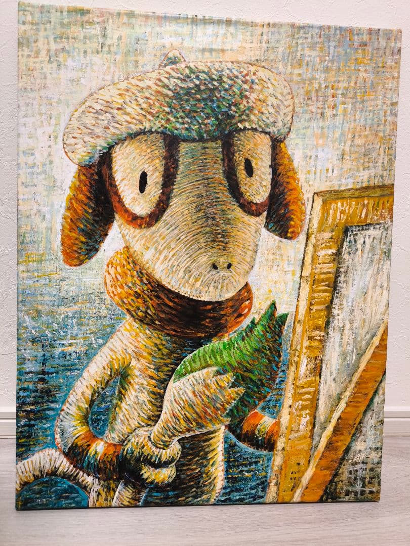 【65☓50cm】ゴッホドーブル キャンバスアート　ゴッホ美術館　Mサイズ