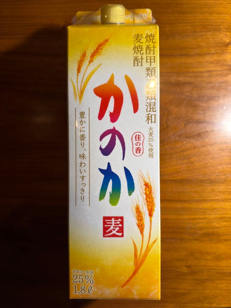 かのか 麦焼酎 25度 1800ml 12本セット