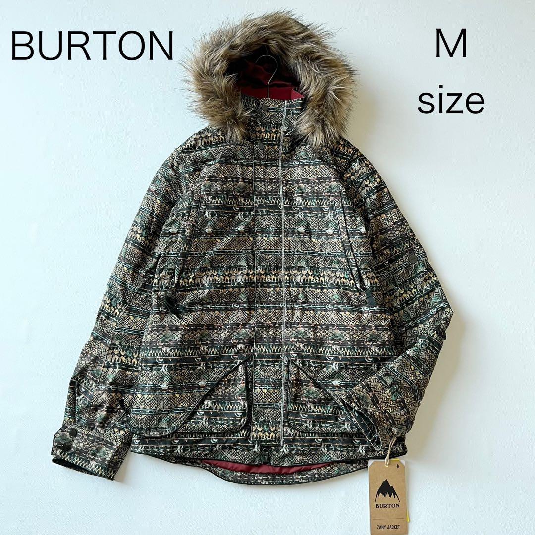 3227【新品】バートン　ジャケット タグ付き ノルディック柄　M ブラウン