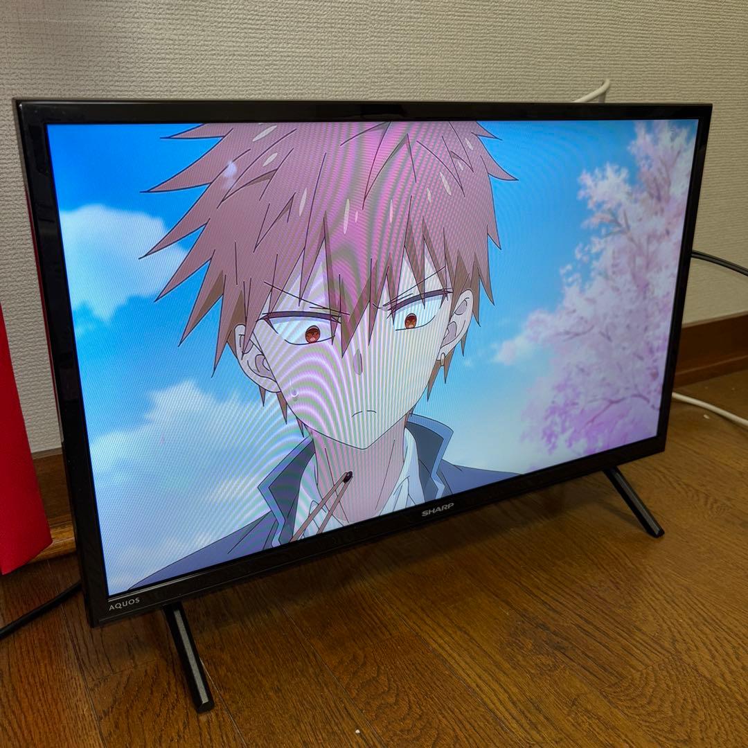 【2024年製】SHARP24型液晶テレビ　2T-C24EF1 純正リモコン付
