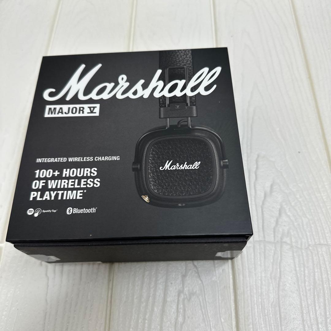 Marshall ワイヤレスオンイヤーヘッドホン Major V ブラック