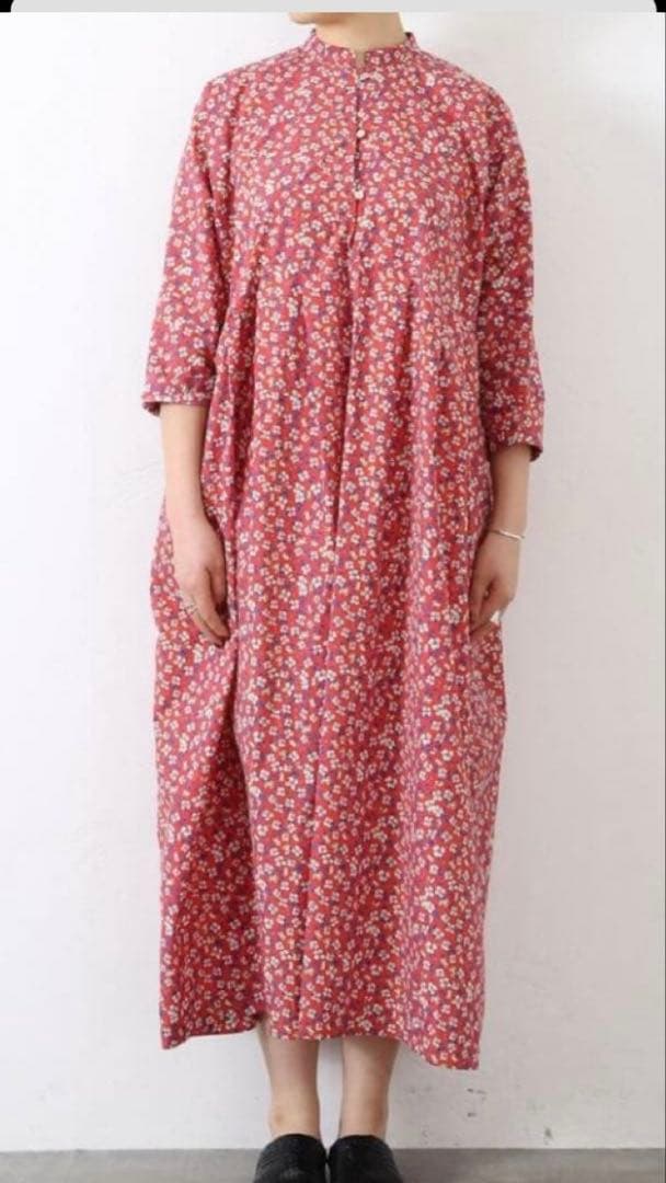 あっきんきん　ジャーナル　リバティフラワー ampleプルワンピース