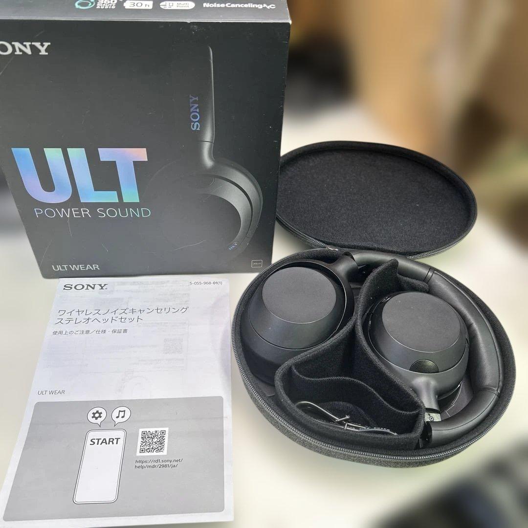 7035【美品】SONY ULT WEAR WH-ULT900N ブラック