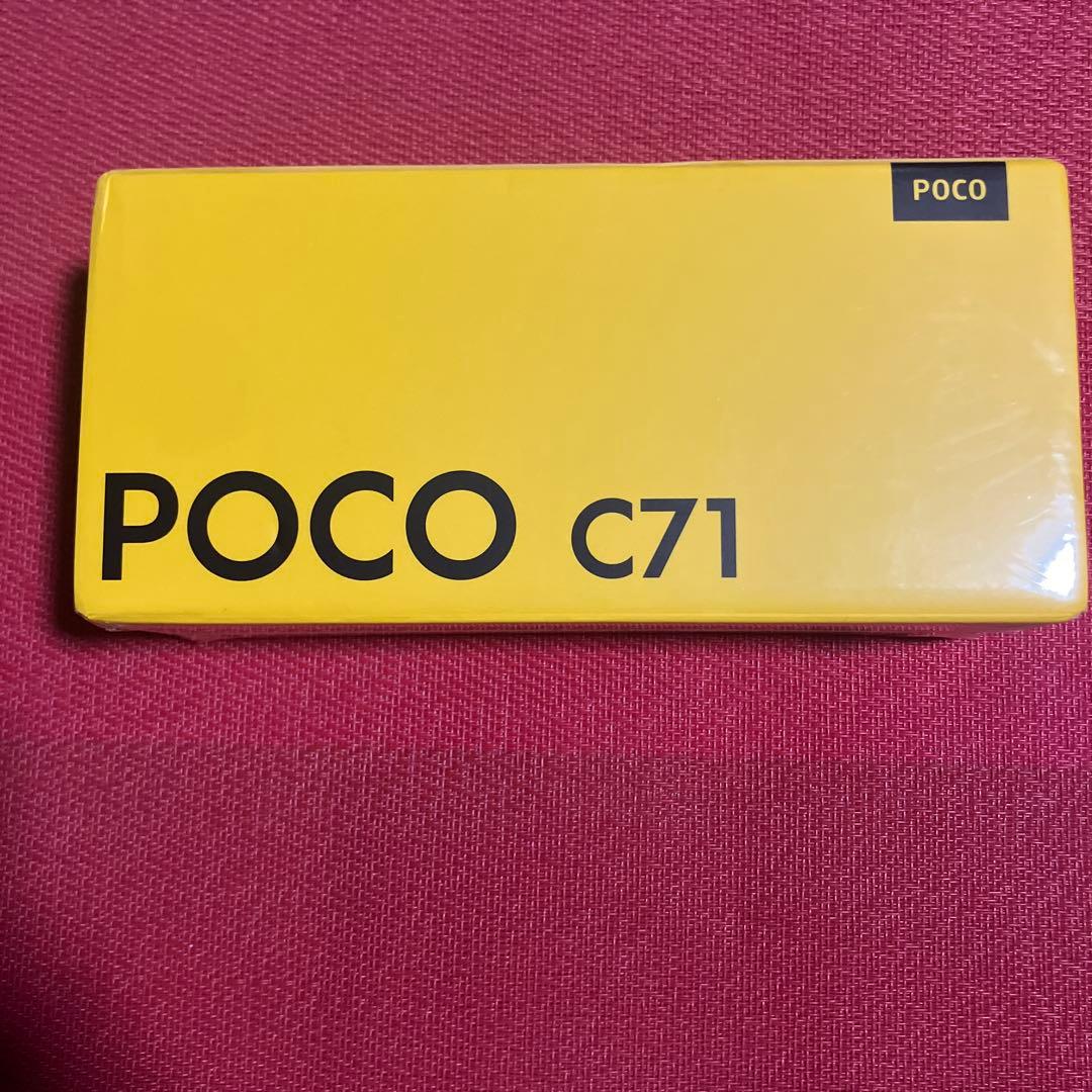 【未開封】Xiaomi POCO C71 4GB+128GB 格安スマ