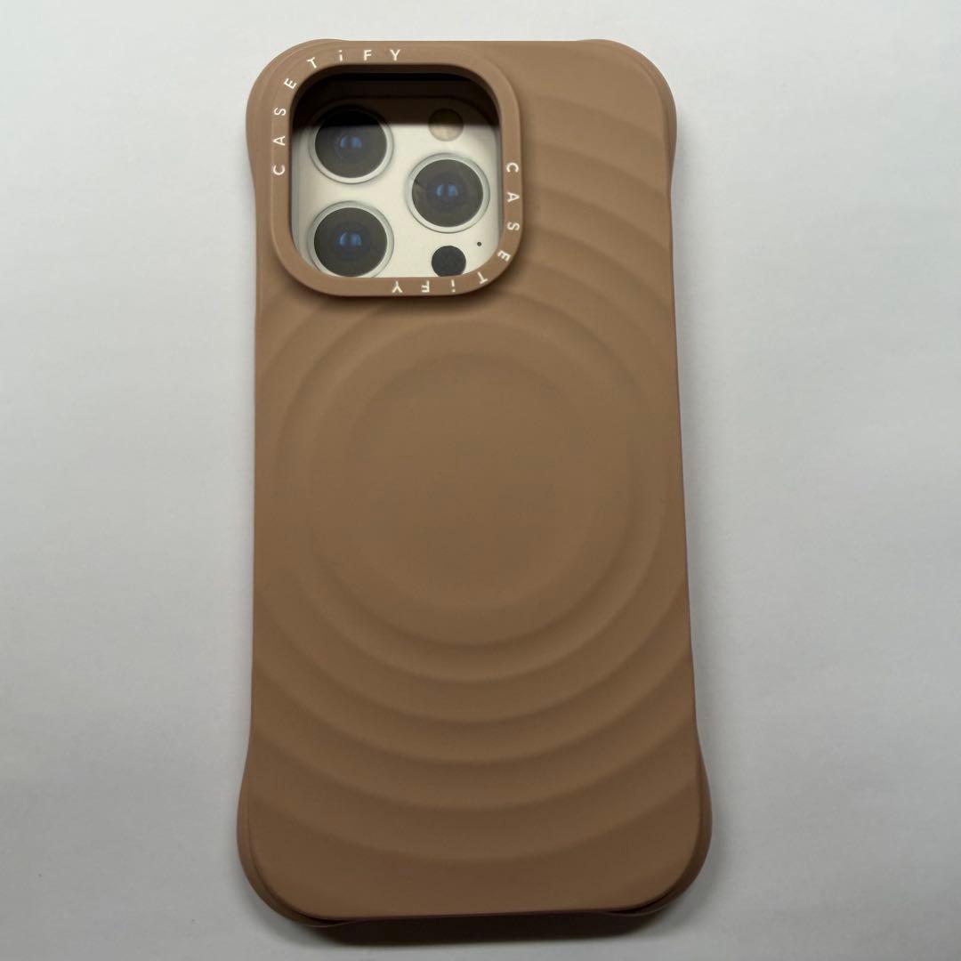 CASETiFY ウェーブシリコンケース iPhone15Pro ラテ MOFT