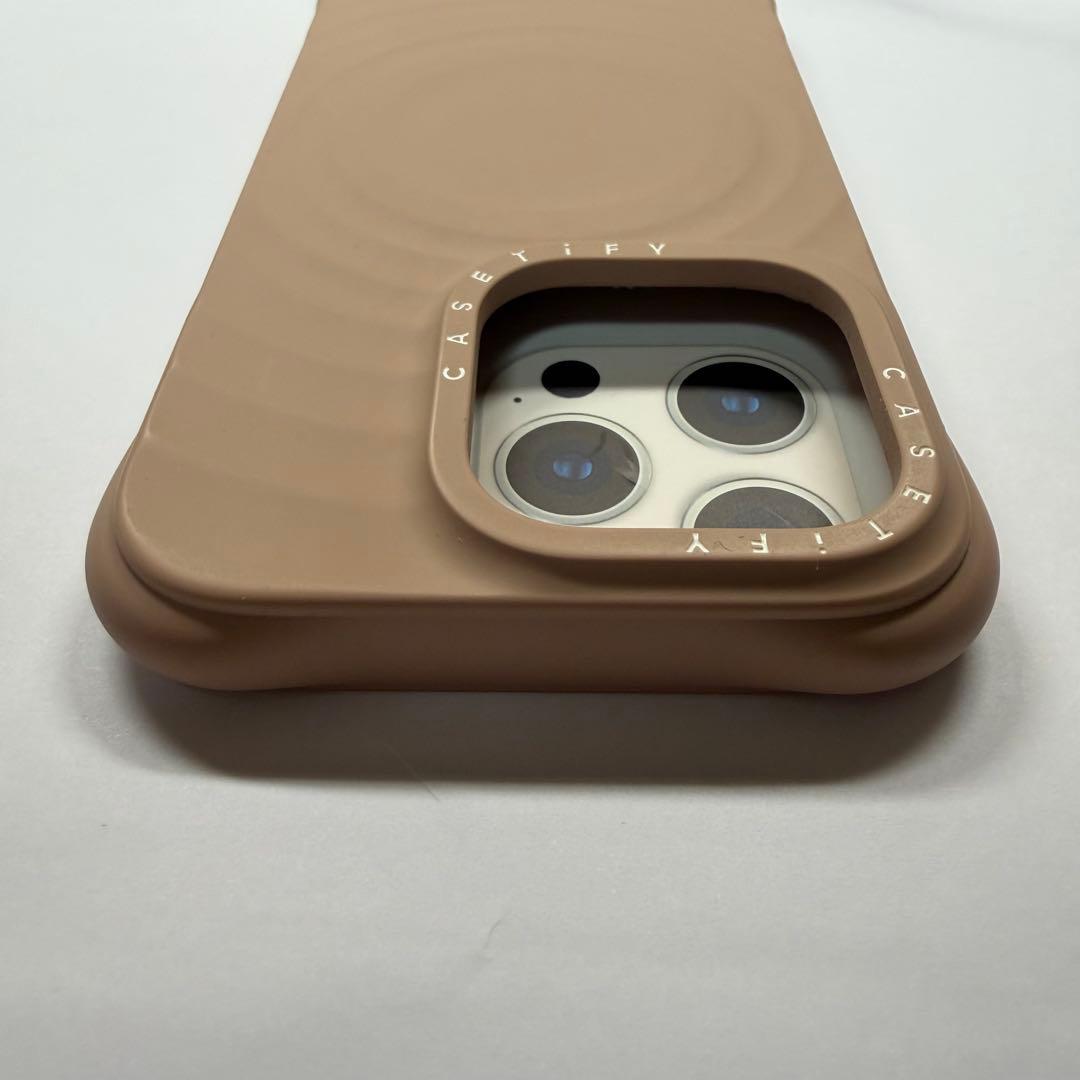 CASETiFY ウェーブシリコンケース iPhone15Pro ラテ MOFT