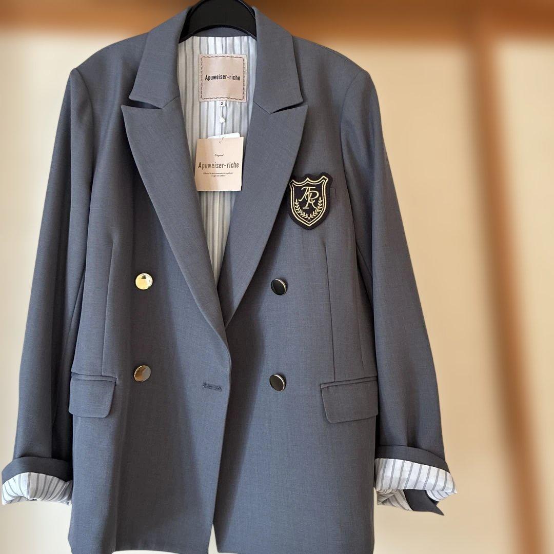Apuweiser-riche グレー ジャケット サイズ2