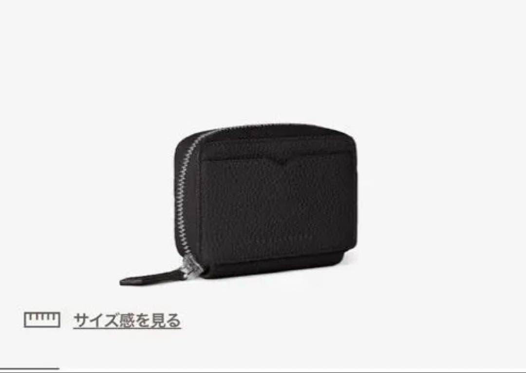 びび⭐︎BONAVENTURA ラウンドジップ スマートキーケース ブラック