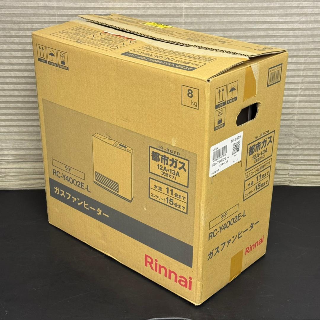 ☆リンナイ　ガスファンヒーター　RC-Y4002E-L　都市ガス　2021年製