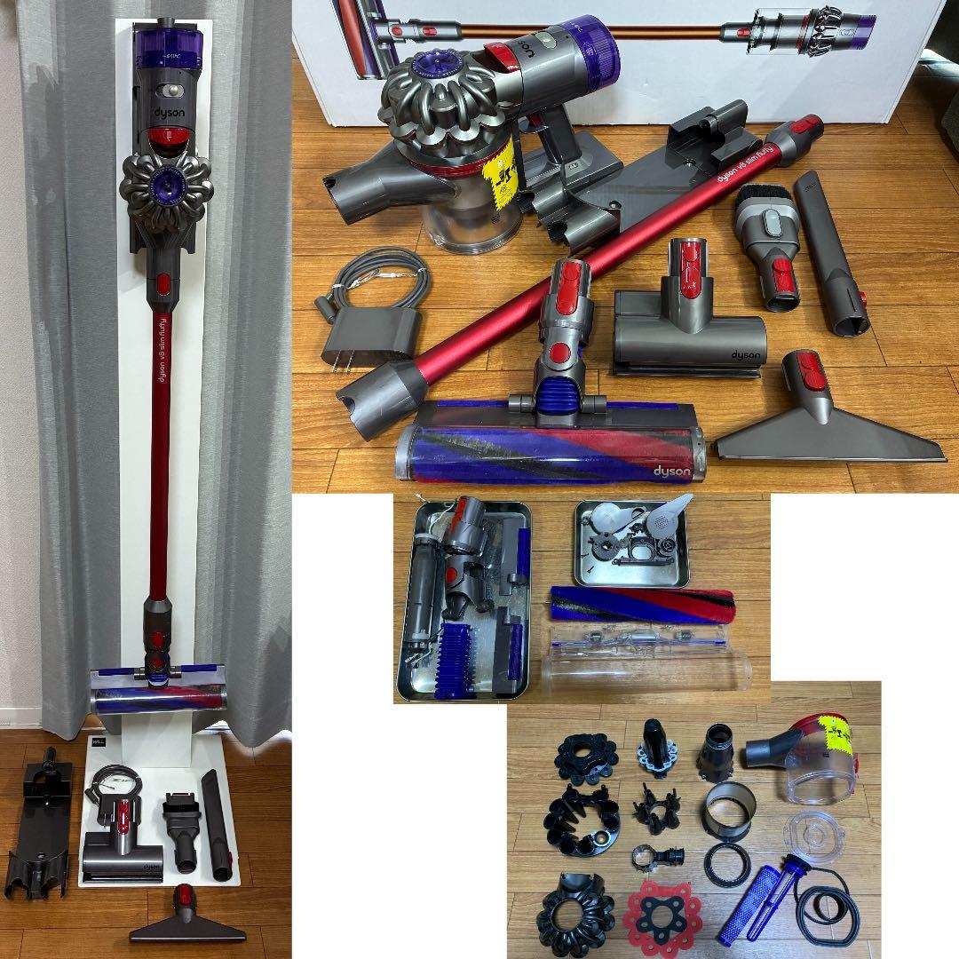【美品使用少】dyson V8 slim fluffy 【未使用】￼アクセサリ