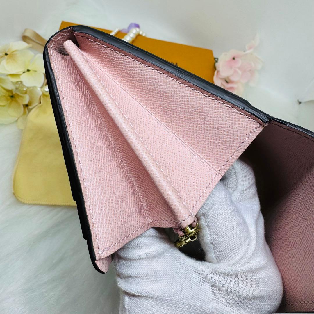 ルイヴィトン 新型 ポルトフォイユサラ M62235 ローズバレリーヌ 長財布