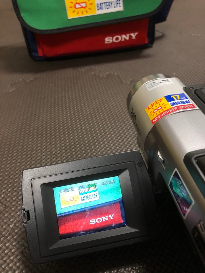 SONY Handycam 240倍デジタルズーム（未開封テープ5本付き）