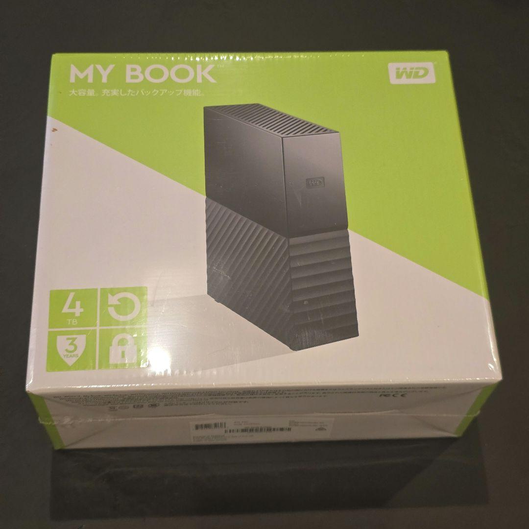新品 未開封 ウエスタンデジタル 外付けハードディスク 4TB USB