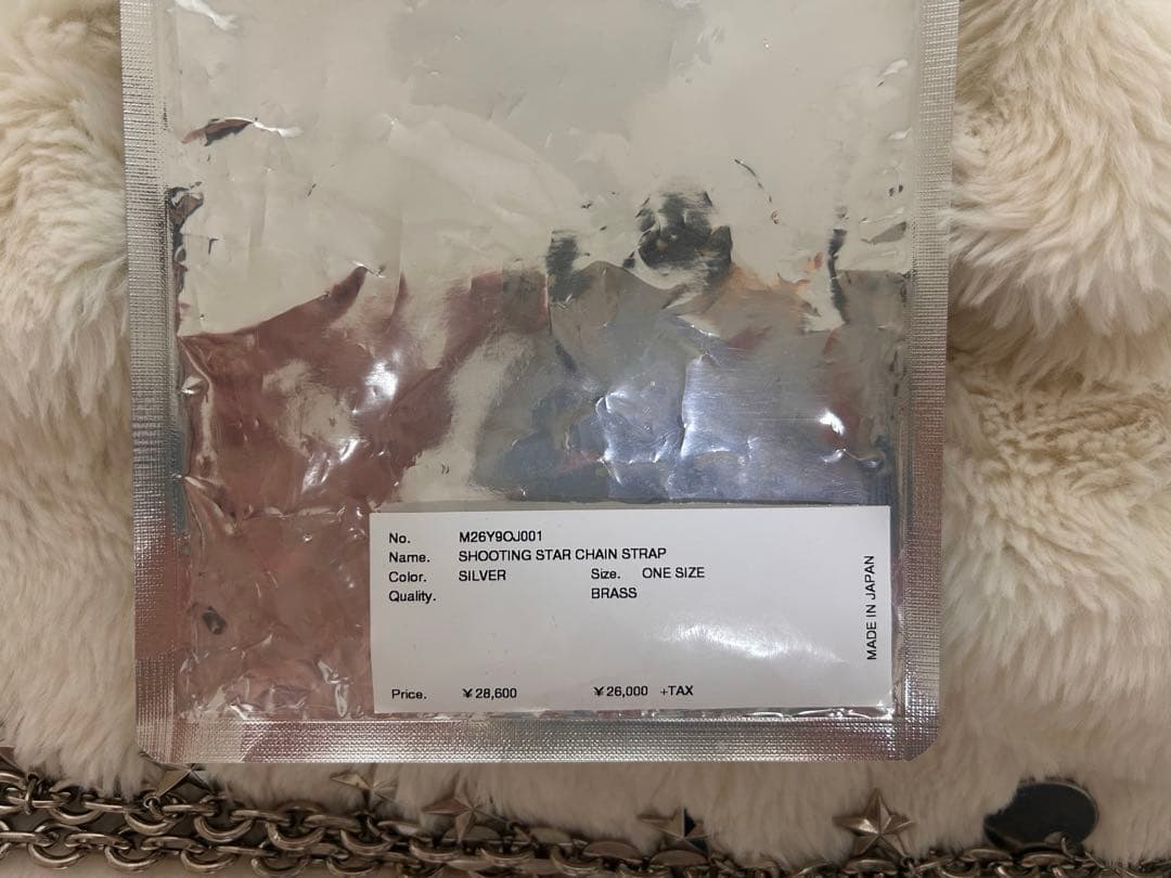 r*n様 MASU 25AW SHOOTING STAR CHAIN STRAP