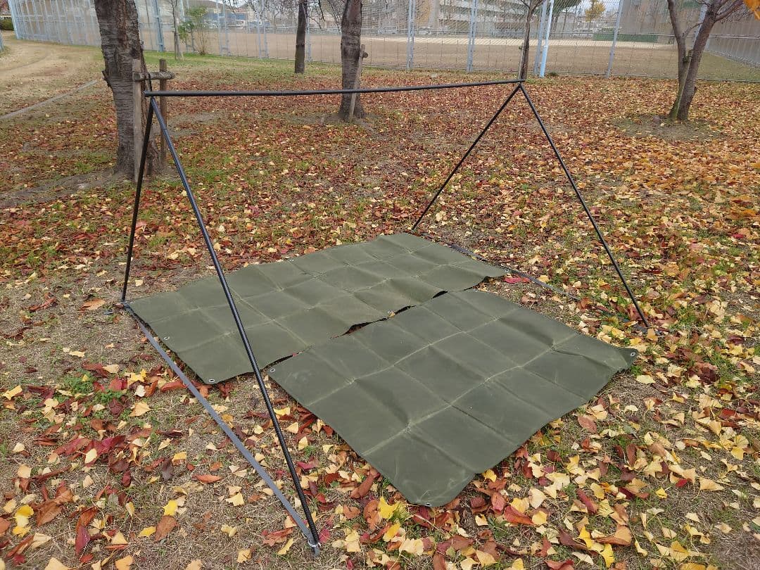 BUNDOKソロベースEX フロントウォール　二又ポール2セット付き　オマケ多数