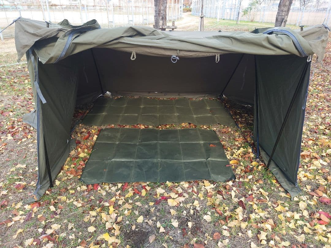 BUNDOKソロベースEX フロントウォール　二又ポール2セット付き　オマケ多数