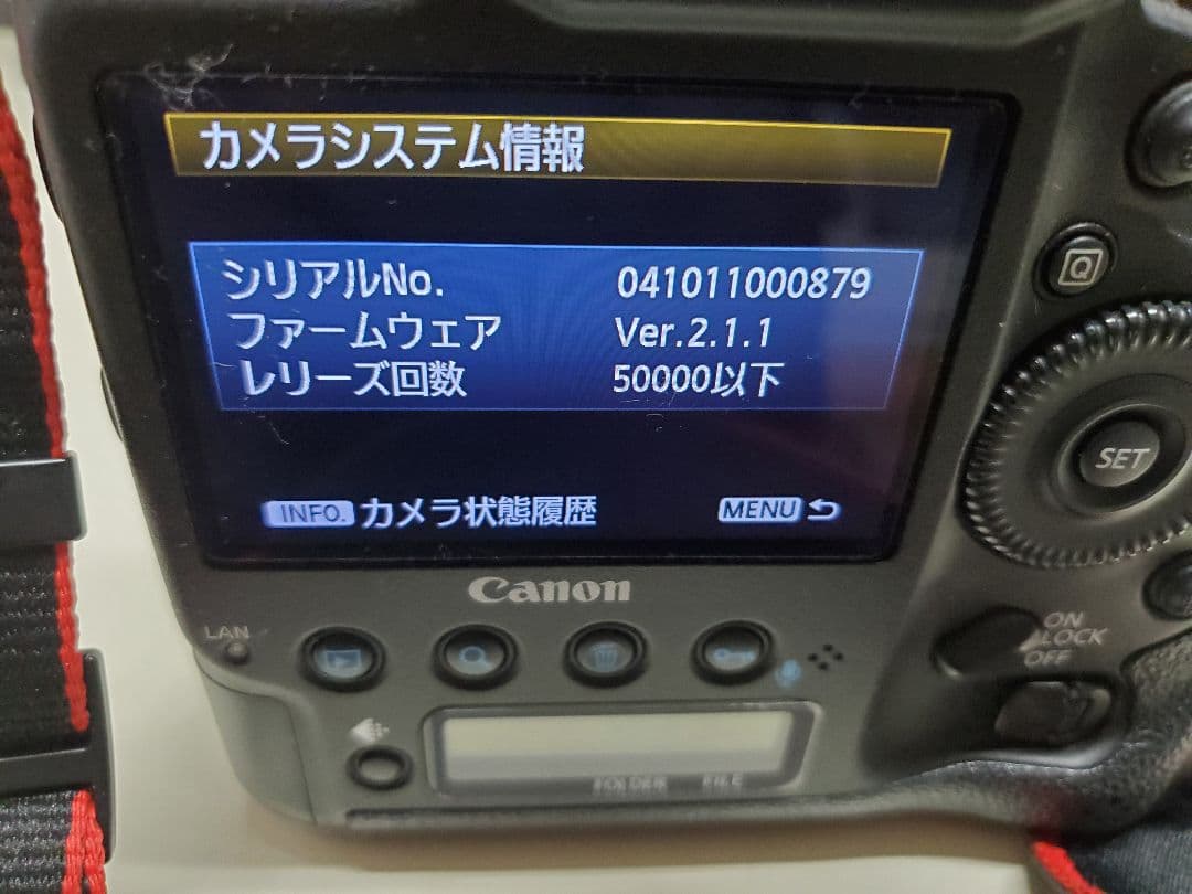 Canon EOS-1D X 本体　取説 充電器付　50000ショット未満です。