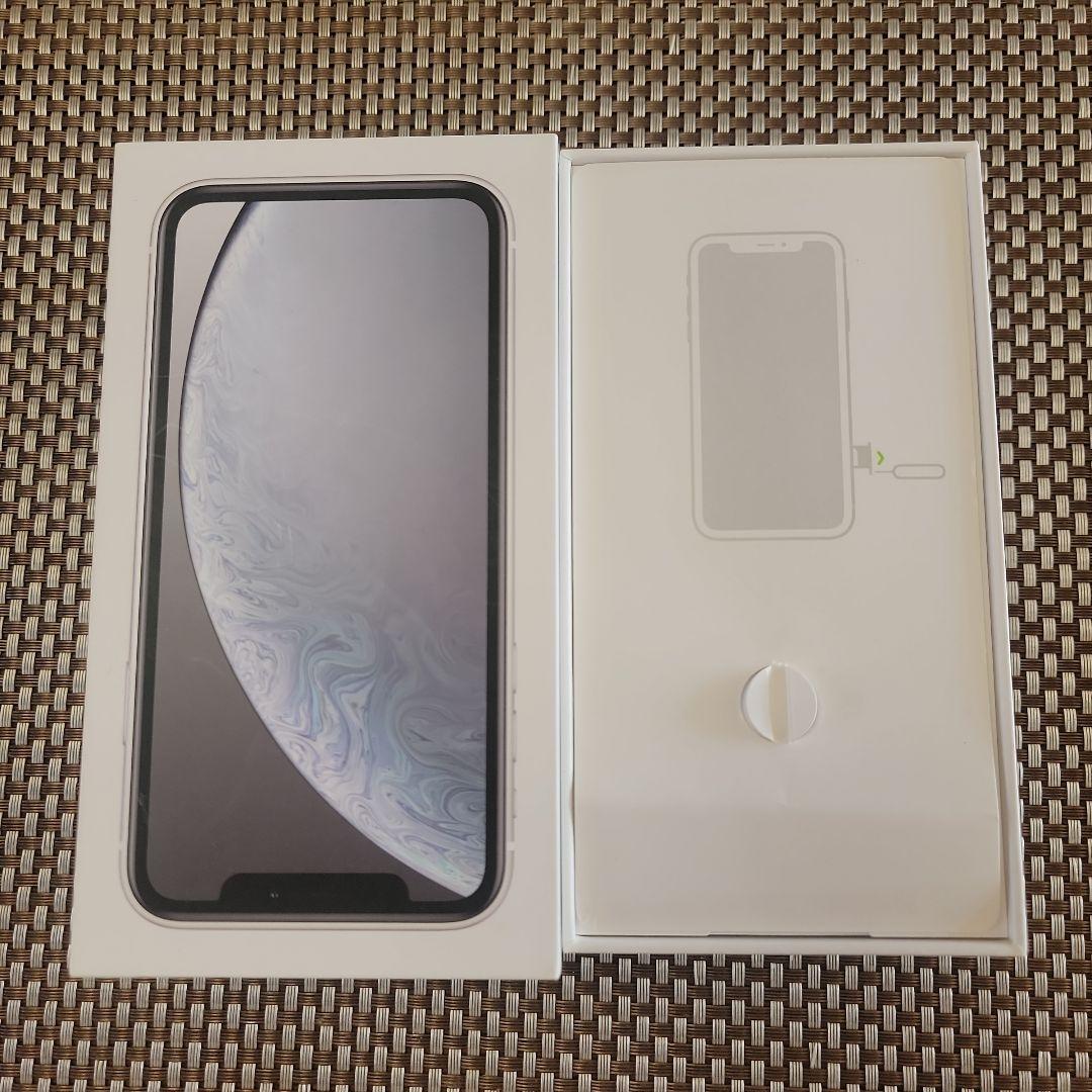 Apple iPhone XR 64G ホワイト 本体　美品