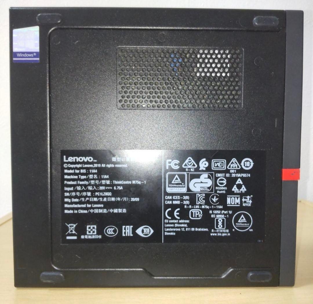 Windowsデスクトップ Lenovo M75q-1 Tiny Ryzen 5 Pro