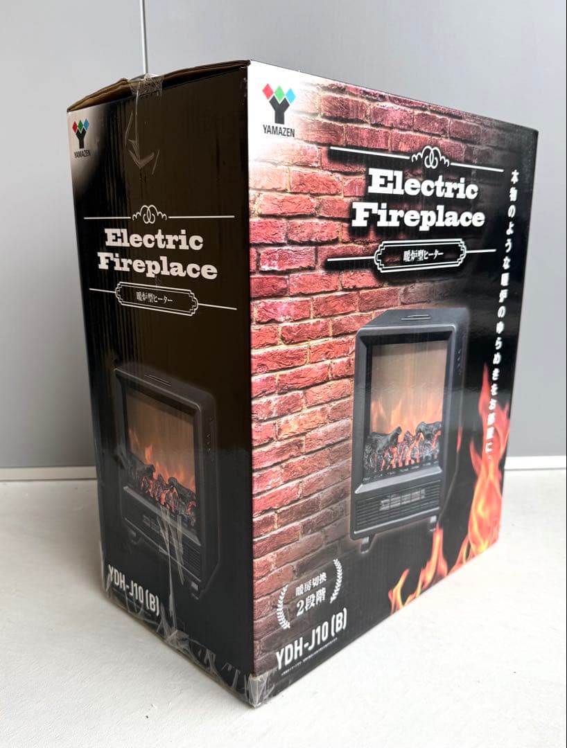 ヤマゼン YAMAZEN 暖炉型 セラミックヒーター YDH-J10