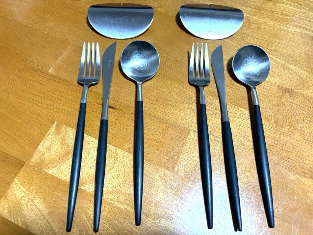 USED CUTIPOL クチポール ブラック GOA ゴア カトラリセット