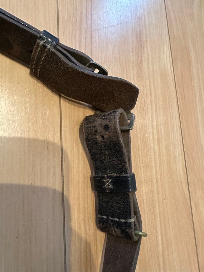 大日本帝国陸軍用軍装ベルト　　　当時物　骨董品
