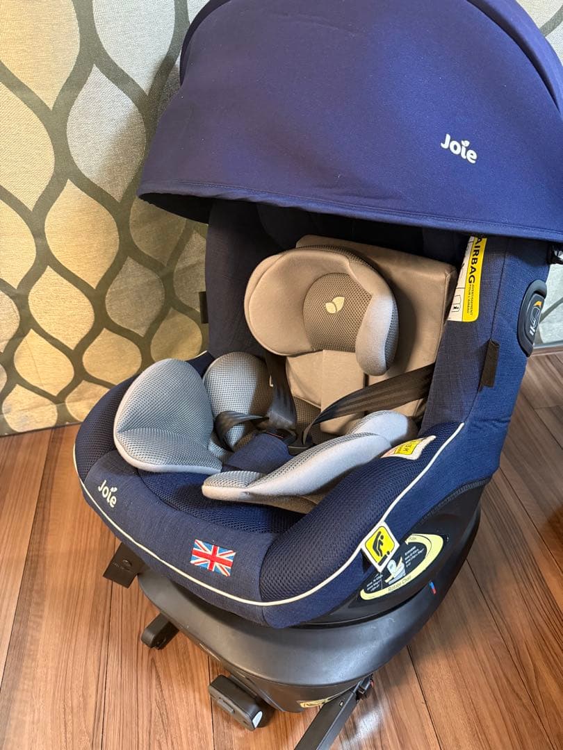 お値下げ✨チャイルドシートJoie 新生児クッションキャノピー付　ISOFIX