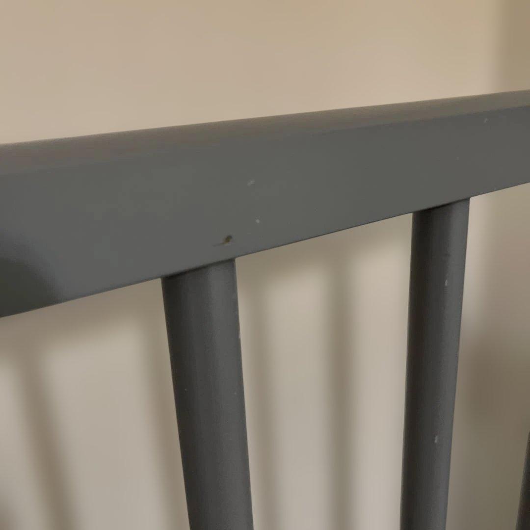 キンタロー　ベビーベッド　ミニアン　ライトグレー　組立使用説明書付き