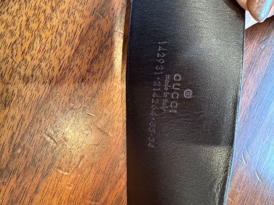 GUCCI GGパターン レディースベルト ターコイズブルー