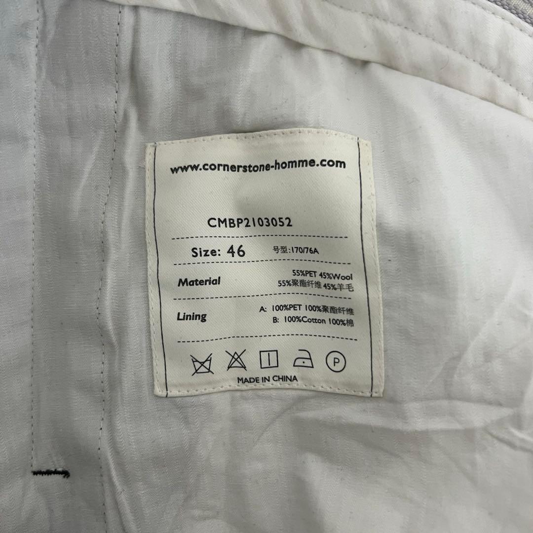 深水光太着用　CORNERSTONE トラウザーズ　46