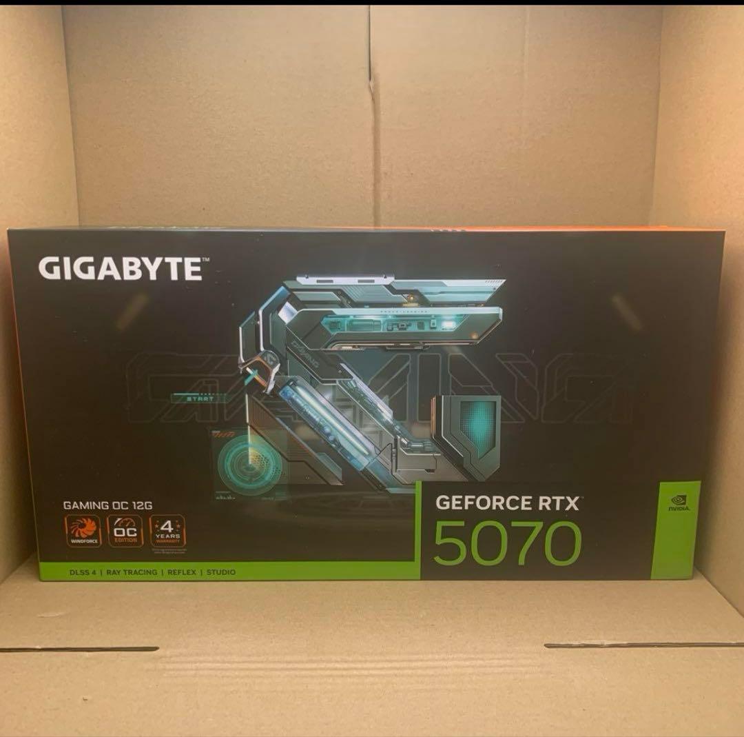 GIGABYTE NVIDIA Geforce RTX5070 搭載